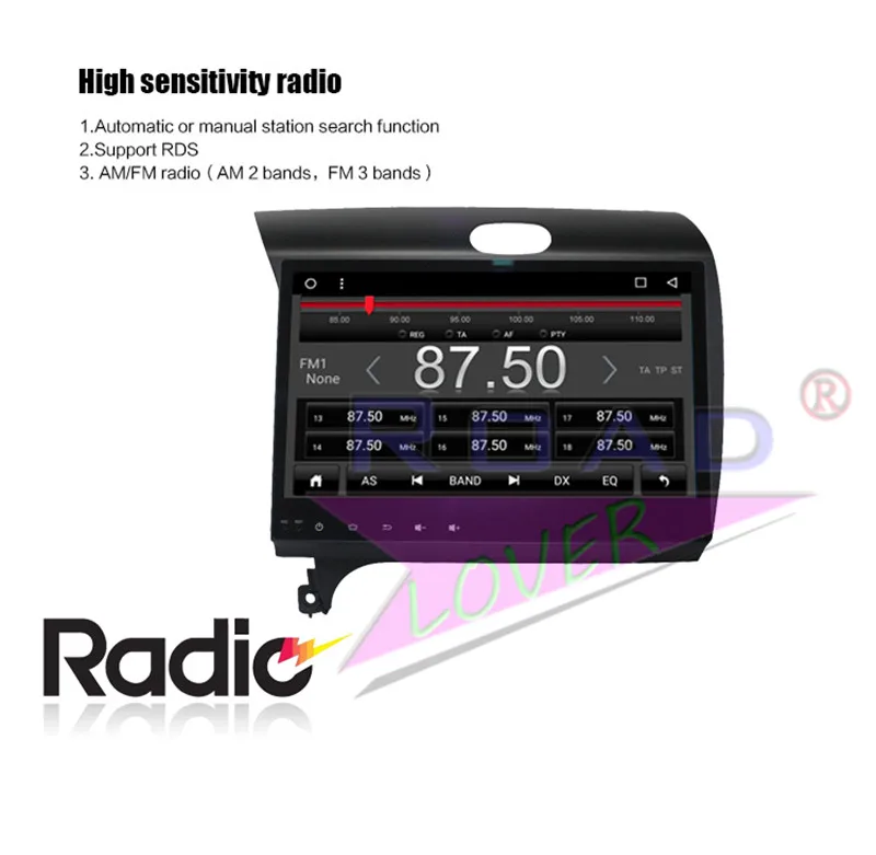 Sale Roadlover Android 8.1 Car Multimedia Autoradio Player For KIA K3 2013 2014 2015 2016 Stereo GPS Navigation Magnitol 2 Din NO DVD 16