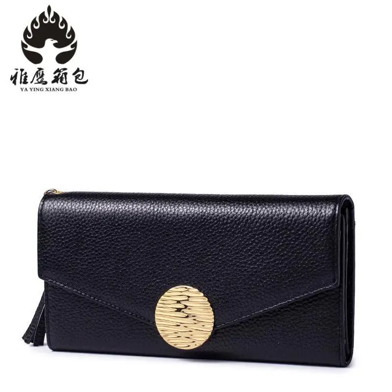 

2018 New Female Wallet Genuine Leather Women Wallet Design Hasp Purses Clutch Money Coin Card Holders Wallet Carteras