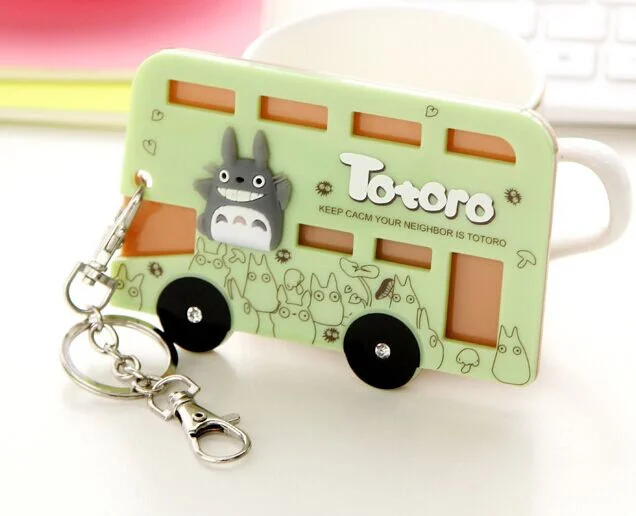 

Kawaii TOTORO BUS Shape Case - 10*7CM BUS & ID Card Holder Case Pouch BAG ; Keychain ID Message PAD Case Holder