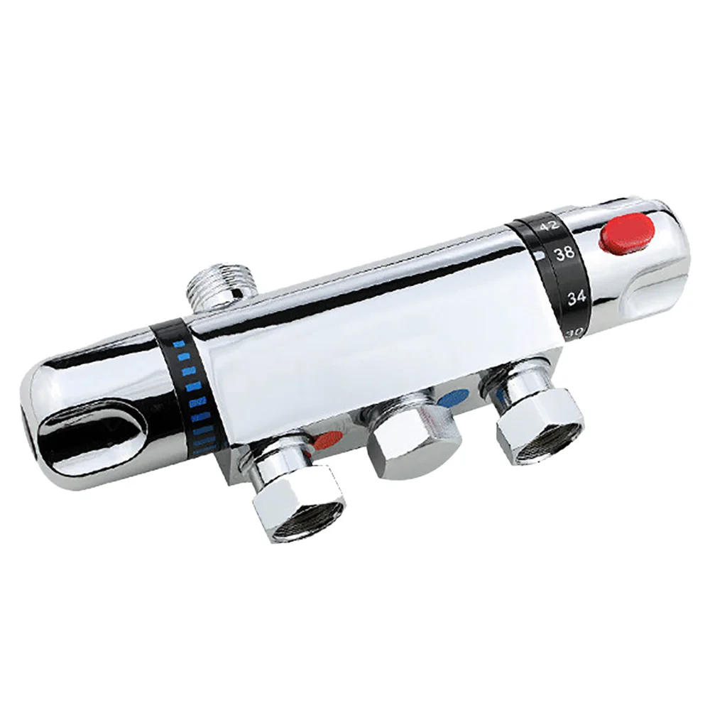 Thermostatic Mixing Valve, Pipe Thermostat Valve, Control the Mixing Water Temperature