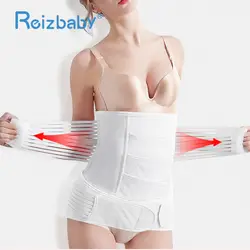 REIZBABY 2 шт. Послеродовое восстановление тела Sliming Band набор двухслойных дышащих Васит триммер живота Protetcion Belly Band