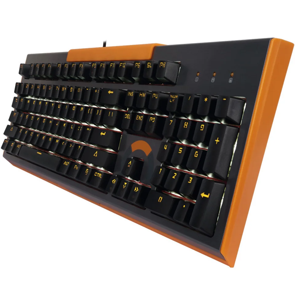 Delux Km09 Mechanical Gaming Keyboard 104 Keys N Key Rollover Design Cool Light Effect For Home Office Aliexpress