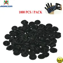 500 г/упак. черный ESD Антистатический проводящий порошок бесплатно противоскользящая натуральная латексная резина текстурированные кончики пальцев перчатки