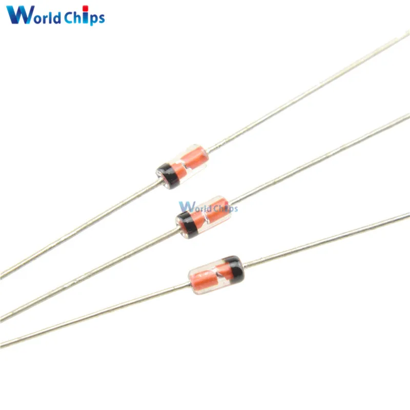 100 Pièces Diodes Germanium 1N34A DO-35 - Parfait Pour Réparation électronique Vintage