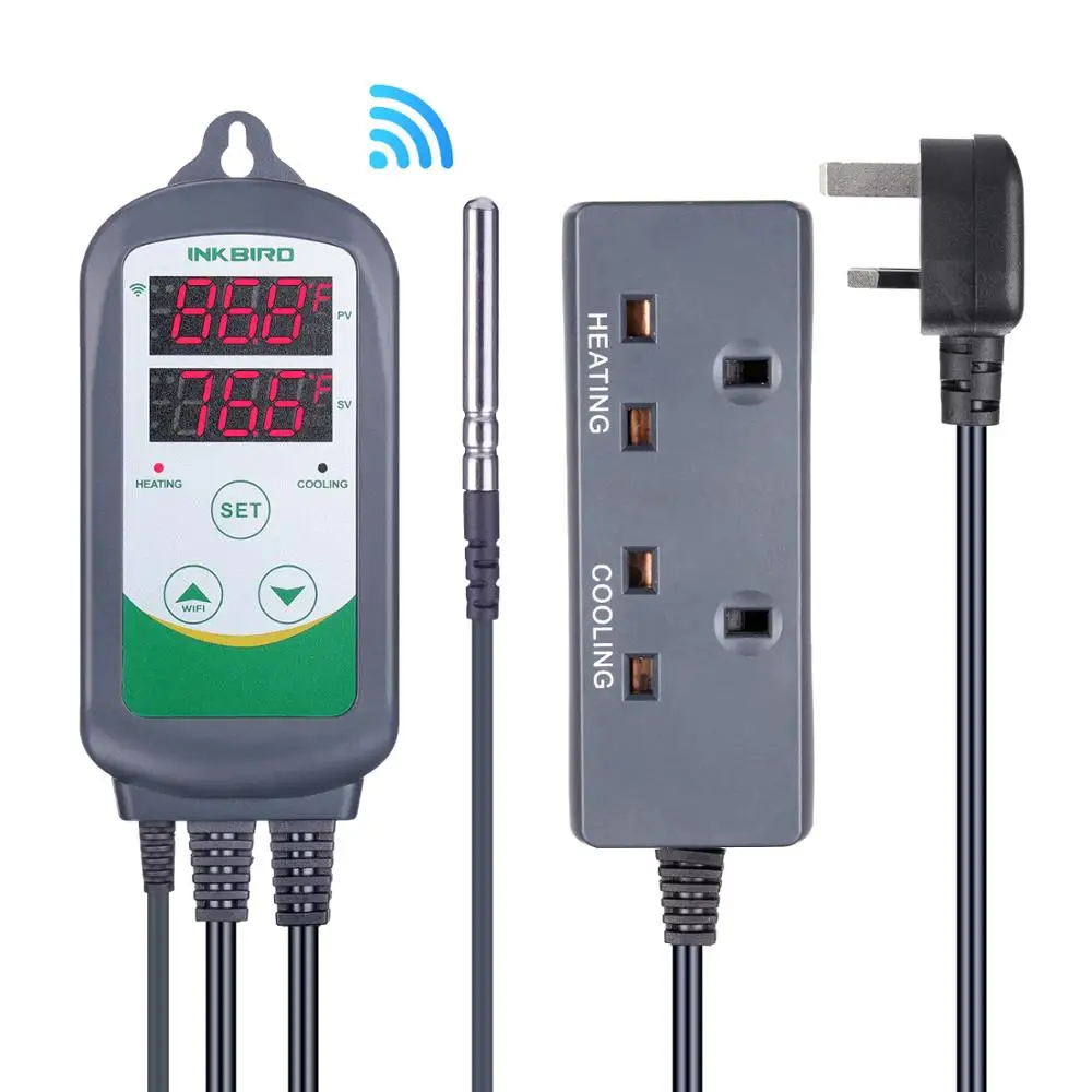 INKBIRD WIFI temperature controller ITC-308 APP US plug WIRELESS heating cool
