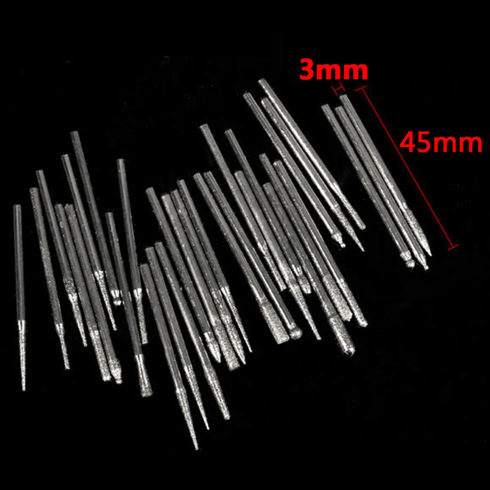 Аксессуары для электроинструментов, роторные инструменты, алмазные боры, шлифовальный круг 3 мм, хвостовик 30 шт., аксессуары для инструментов Dremel