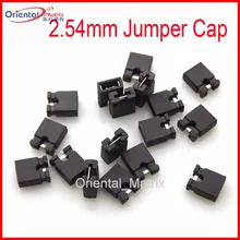 100 PCS 2.54mm Pitch Cabeçalho Pin Conector de Jumper