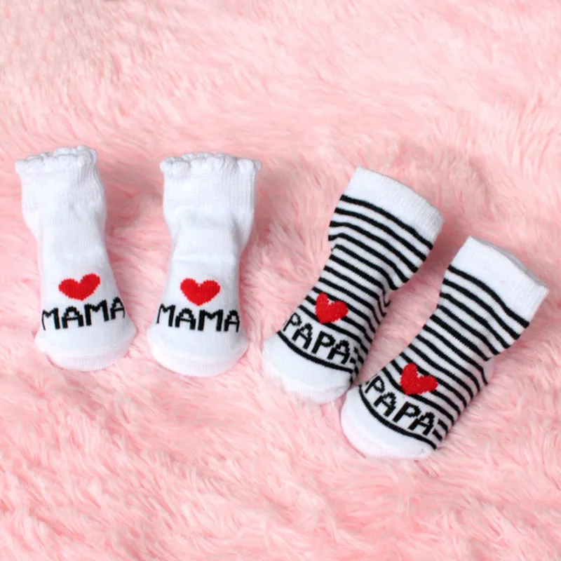 Love MAMA PAPA Baby Socken Girls Boys Baby Soft Socks For Newborn