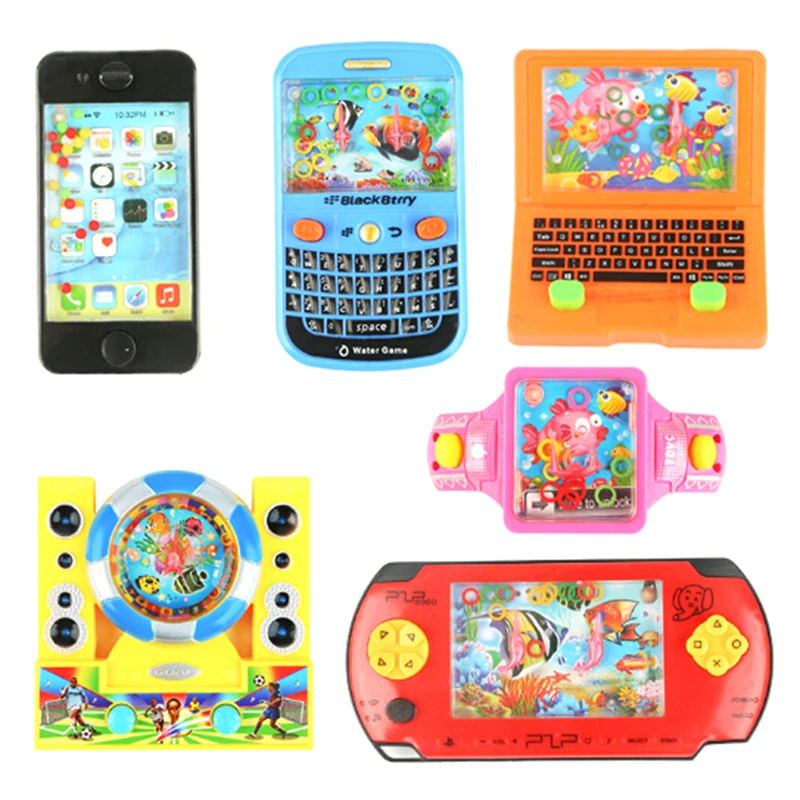 

1 PCS Child Handheld Game Machine Parent-Child Interactive Antistress Game Toys For Children squishy Water Ring Toss Squeeze Toy