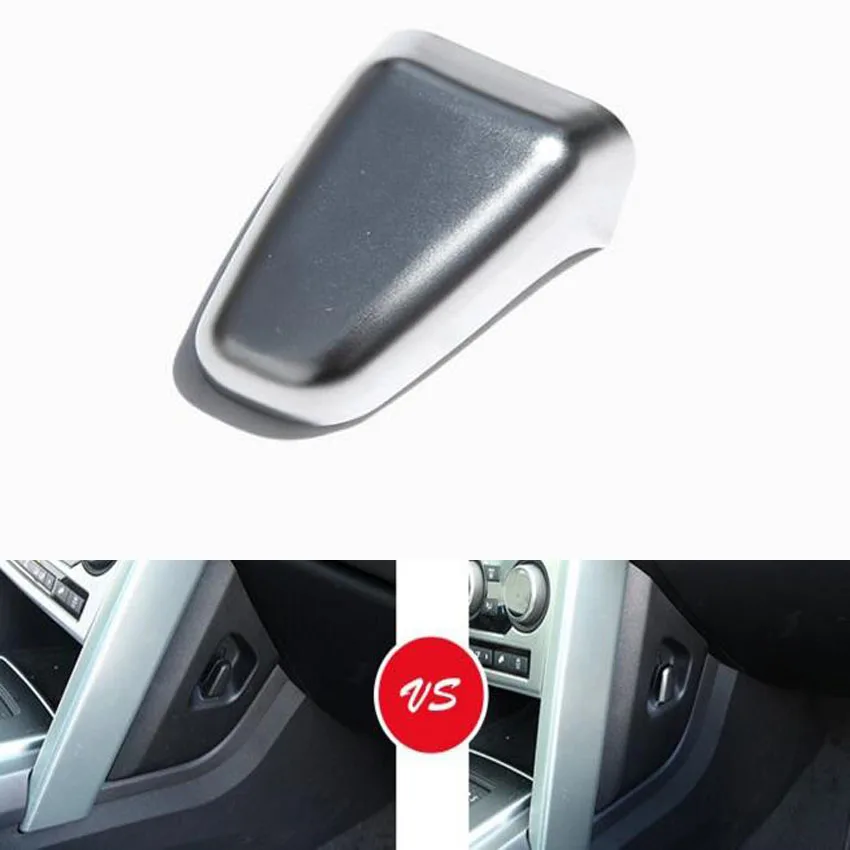 

YAQUICKA Car Passenger Seat Central Armrest Storage Box Side Hook Cover Trim Sticker For Land Rover Discovery Sport 2015 2016