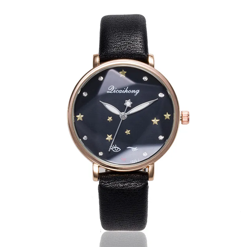 2018 Fashion women watches top brand luxury ladies watch Leather Band Analog Quartz Wrist Watch Clock relogio feminino J13#N (5)