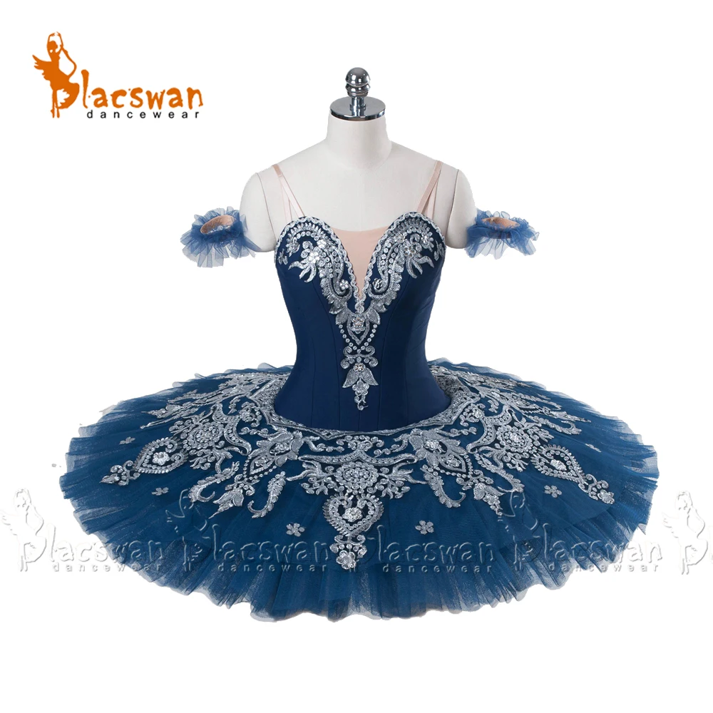 Тёмно синяя профессиональная балерина Tutu BT886 классическая балетная пачка костюм