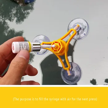 

DJSona DIY Car Window Repair Tools Windshield Glass Scratch Repair Kits Windscreen Crack Restore Window Screen Polishing Car-Sty