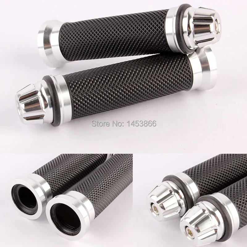 CNC Motorcycle grips handle sets 7/8 inch 22MM Handlebars CNC Aluminum pedal car bikes cover grip