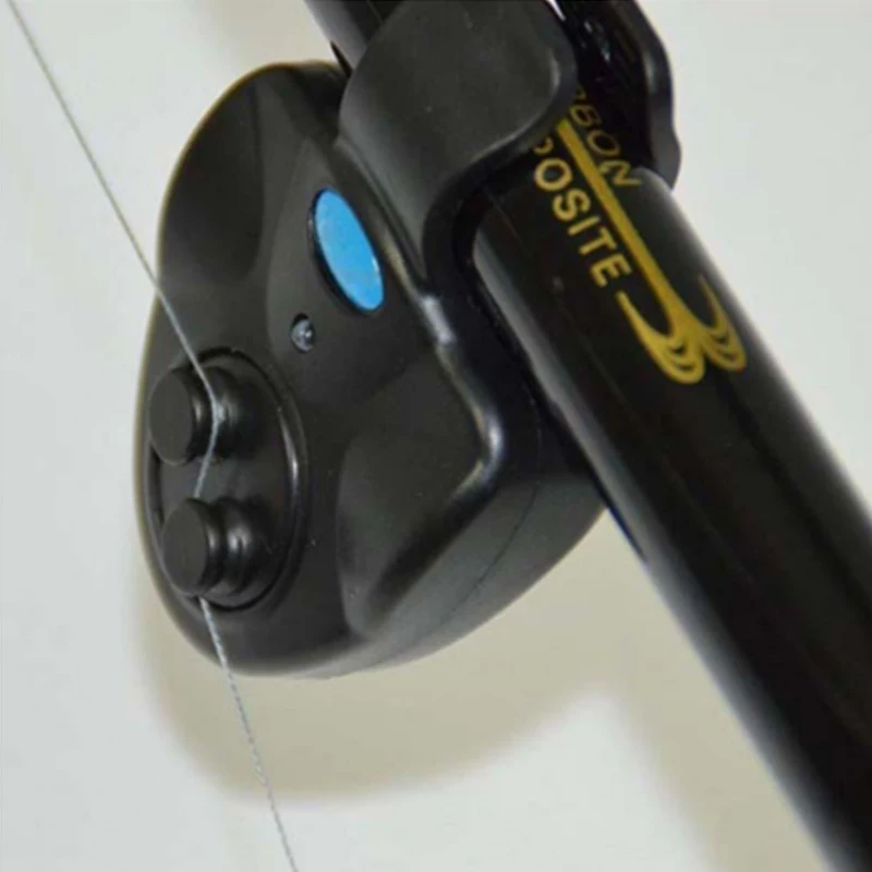 Светодиодный сигнализатор поклевки электронный фонарик для рыбалки Finder звуковой сигнал на стержень оповещения клипа