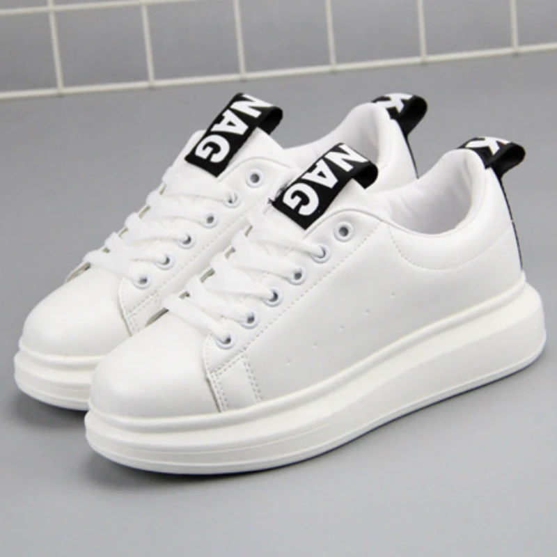 

Women Sneakers 2019 Spring New Designer Wedges Platform Sneakers Women Casual Shoes Feminino Casual Female Shoes Woman A25-23