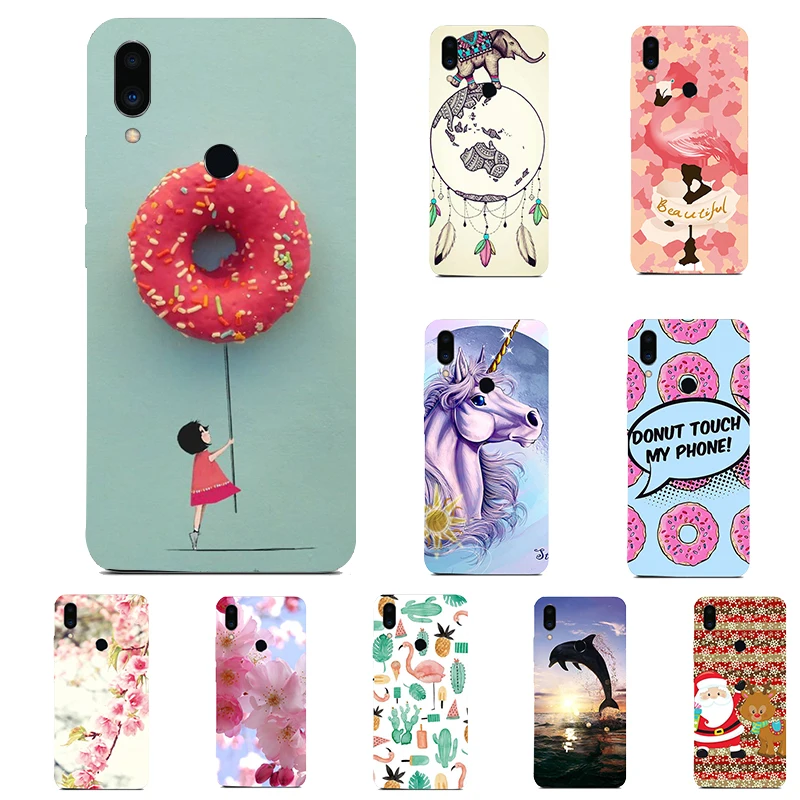 

Hot Sale Phone Cover for Meizu Note9 Soft TPU Phone Case For Meizu Note 9 with Fashion Patterned animals flower Silicon Cover