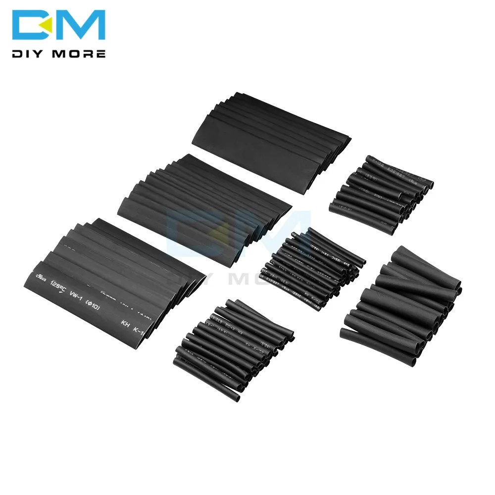 BLACK HEATSHRINK CAR ELECTRICAL TUBE TUBING SLEEVING SLEEVE CABLE WEATHERPROOF
