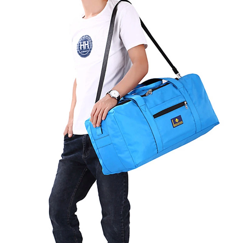 15男と女大容量防水ナイロンスーツケース旅行バッグワンショルダークロスボディバッグ送料無料 Bag Free Cross Body Bagsbags Free Shipping Aliexpress