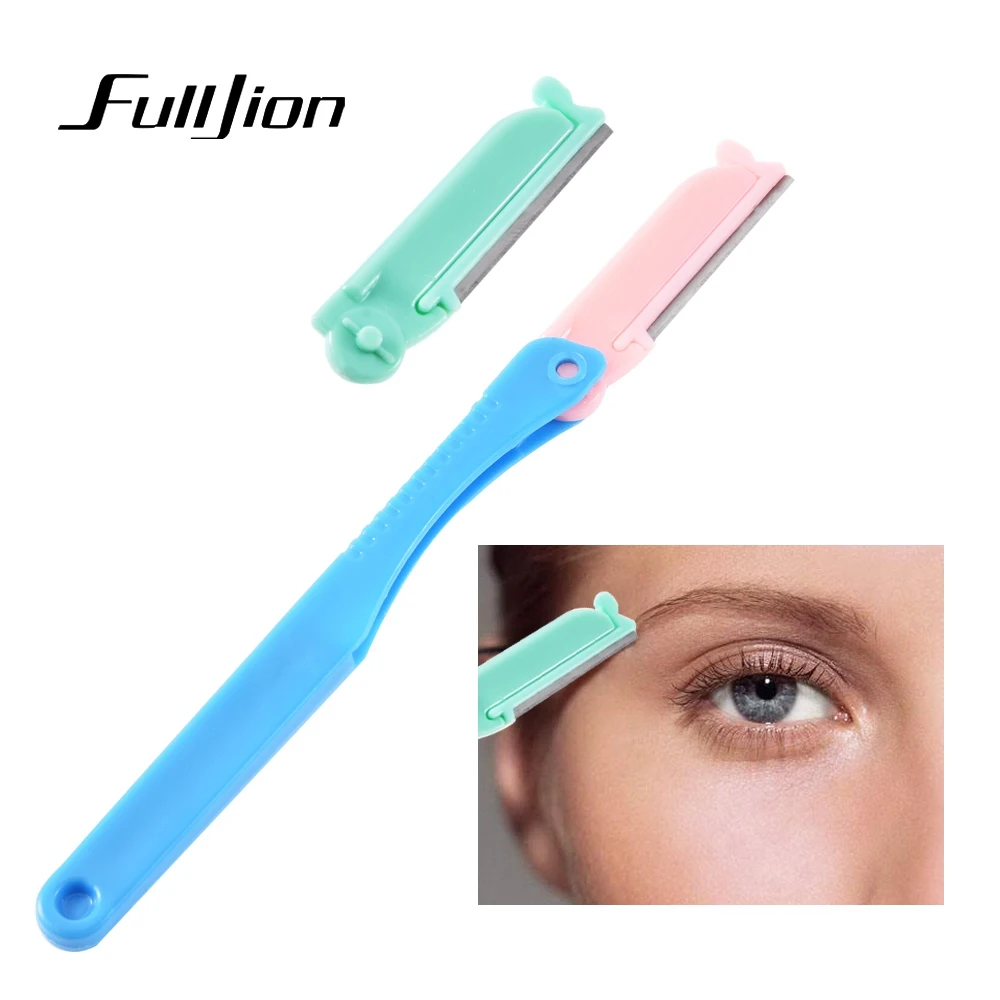Fulljion Eyebrow Trimmer Facial Hair Remover Eyebrow Razor Mini Makeup