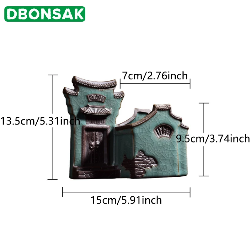 Китайская дзен керамическая ваза керамическая домашняя ваза Jiangnan Huipai дизайн цветочный горшок Настольный зеленый горшок растение чайное искусство украшения