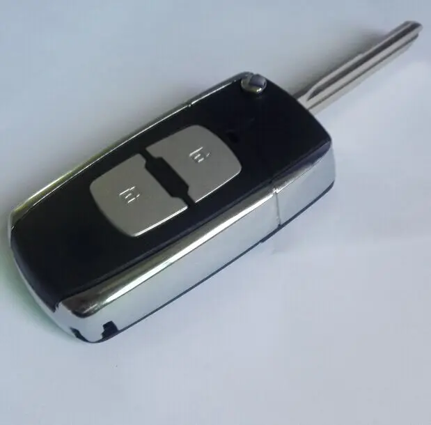 

2 Buttons Car Modified Flip Folding Remote Key Shell Keyless Entry Fob Blank Case Cover Fit For Hyundai