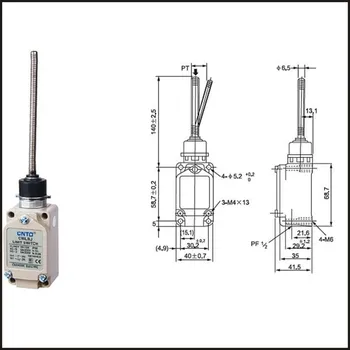 

Switch travel limit switch 15A 380V Electrical Safety Key Interlock switch Compact Prewired micro switch WLNJ