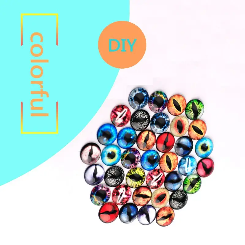 

fake glass eye for leather decoration fake anminal eyes leather DIY material accessories for bags purse wirstband