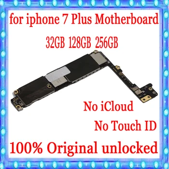 

for iphone 7 Plus Motherboard 32GB 128GB 256G ,100% Original unlocked for iphone 7Plus 5.5inch Logic board without Touch ID+Chip