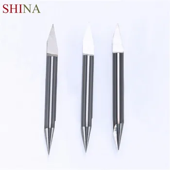 

SHINA 1pcs 3.175mm Double Headed PCB Engraving V Bits CNC Router Tool Degree 30 0.1 0.2 0.3mm High-precision End