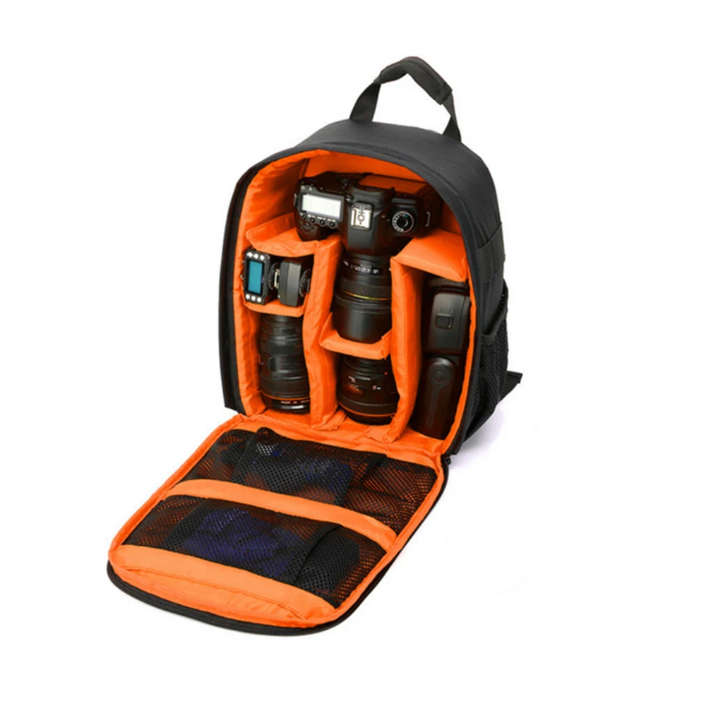 

DSLR Camera Backpack Bag Waterproof 13 x 10.4 x 4.9" Size for DSLR Cameras Mirrorless Cameras Lens Flashes Tripod Accessories