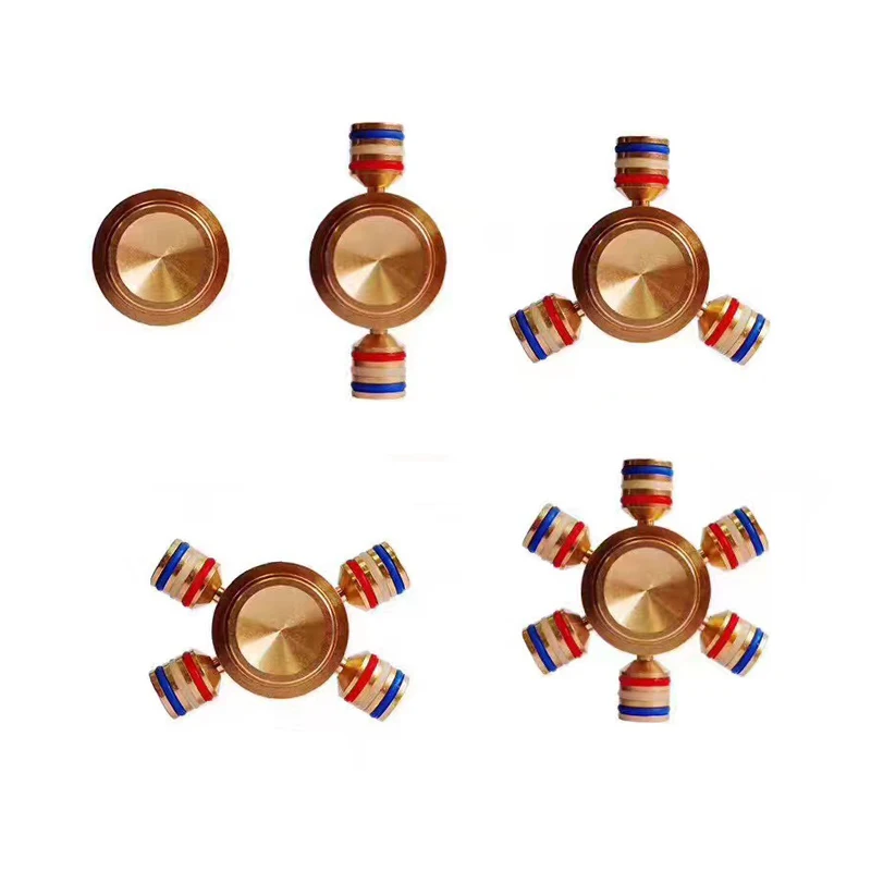 COOLPLAY-Rainbow-Fidget-Spinner-Finger-Spinner-Hand-Spinner-Brass-Metal-For-Autism-Adult-Anti-Relieve-Stress (1)