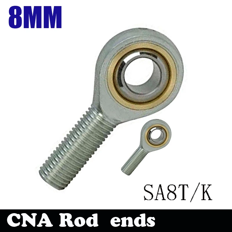 

SA8T/K POSA8 8mm Right Hand Male Outer Thread Metric Rod End Joint Bearing POS8A
