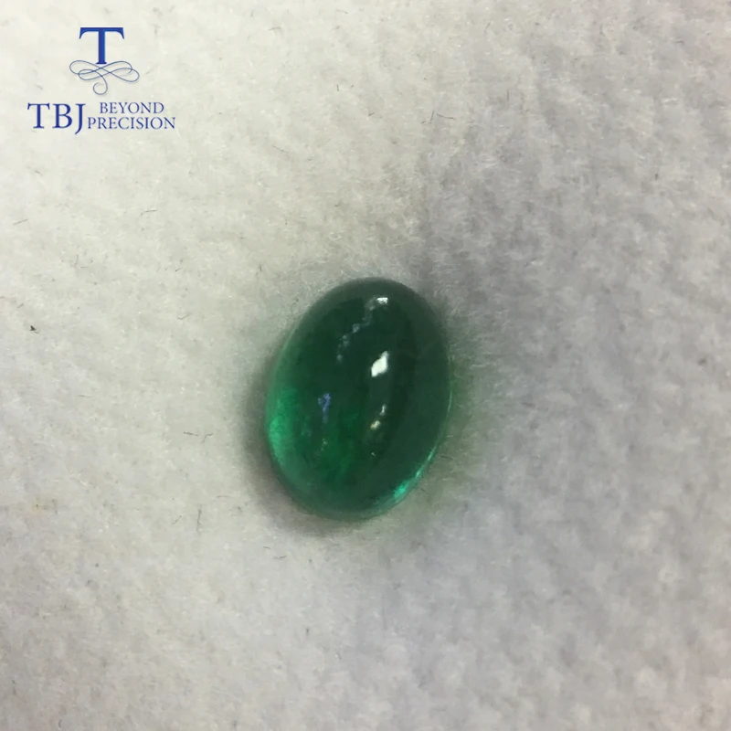 

Tbj ,Natural good color zambia emerald ov6*8*4.7mm 1.7ct natural gemstone for gold jewelry,100% natural emerald loose gemstone
