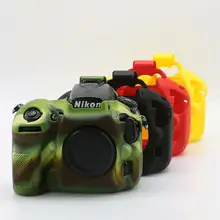 Силиконовая кожа брони чехол корпус протектор для Nikon D750 D7500 D810 D3500 D5300 DSLR корпус камеры протектор видео сумка