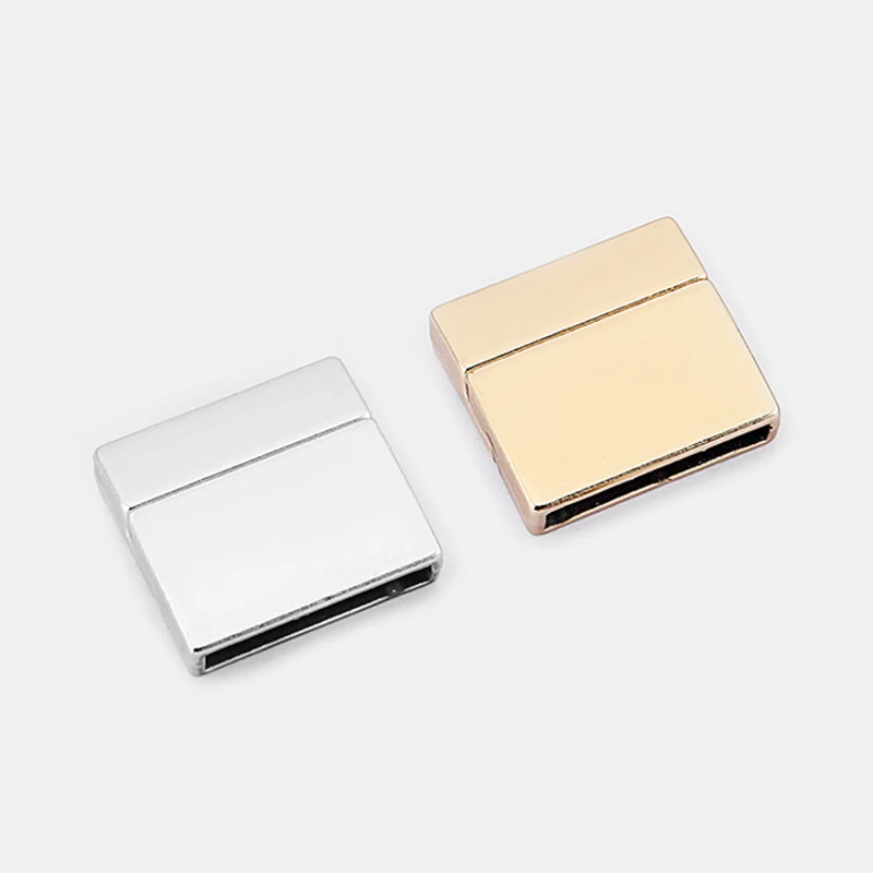 

3pcs Matte Silver/Gold Flat Magnetic Clasp Fit 5mm 10mm 20mm Flat Leather Cord Bracelet Jewelry Making Accessories Material