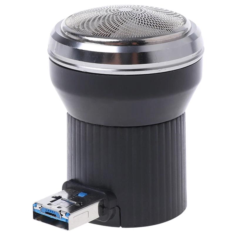

Creative Electric Shaver Mini Portable USB Power Plug Travel Beard Trimmer Razor