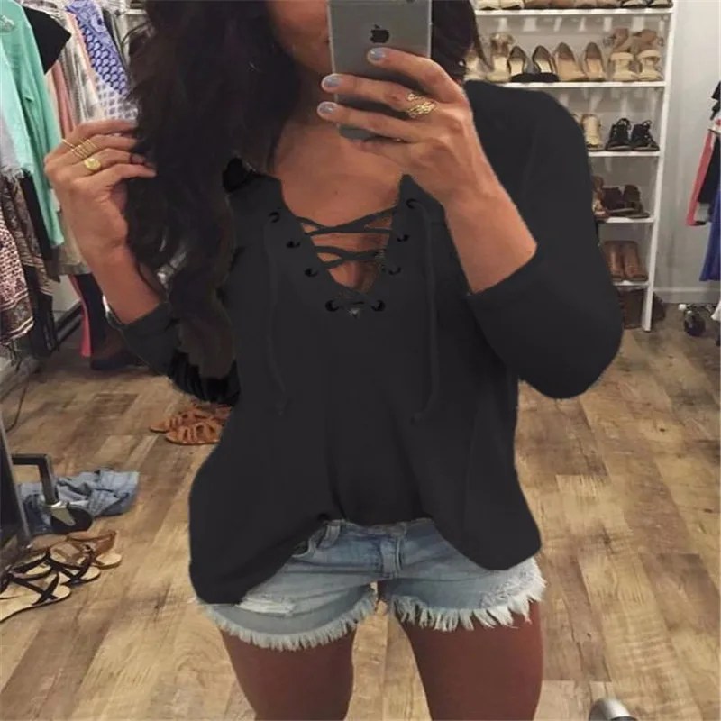 HOT SALE 2018 New Fashion Winter Long Women Knitted Pullovers Tops V-neck Slim Warm Sweaters