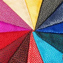 Парча жаккардовая ткань для сумки и DIY ручной работы материалы искусственный шелк атласная ткань поставщик A12
