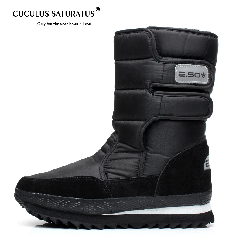 

Cuculus 2019 winter women snow boots platform women boots high quality waterproof mid-calf boots warm plush winter shoes 1701
