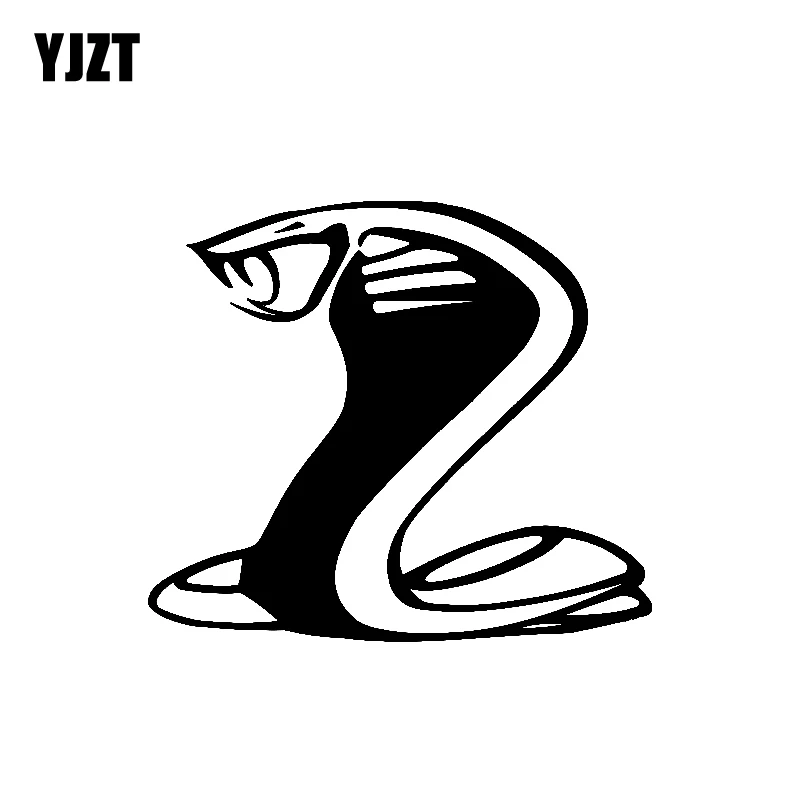 YJZT 14.6CM*12.8CM Delicate Simple Tribal Snake Unusually Nifty Original Cool Vinyl Decal Car Sticker Black/Silver C19-1078 | Автомобили и