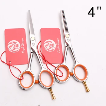 

4" 13.5cm Purple Dragon Thinning Scissors Cutting Shears Beauty Tools Hairdressing Scissors Professional Hair Scissors Set Z1017
