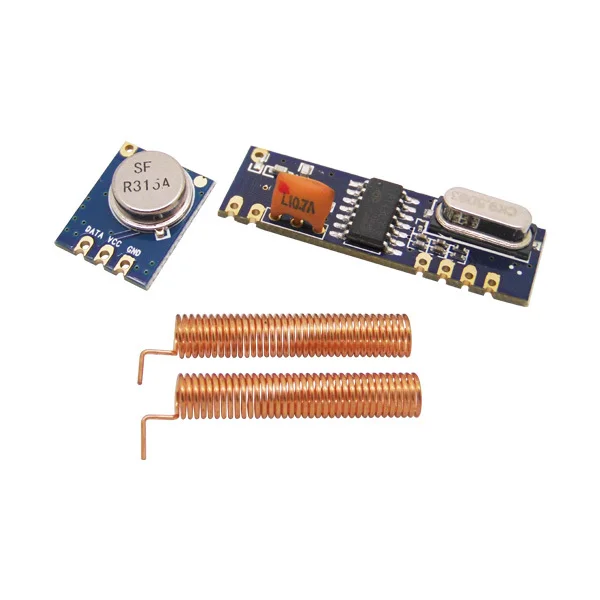 

10sets/lot 433MHz | 315MHz ASK Wireless Module kit (RF transmitter STX882+ RF receiver SRX882)+20pcs copper spring antennas