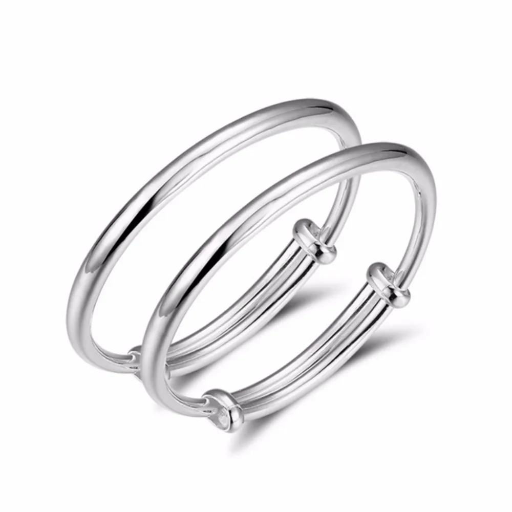 

GEEZII Baby Bracelet 1set 990 baby Kids Bell Bangle Bracelet Cute Child Baby Bangle Jewelry For Kids Gift