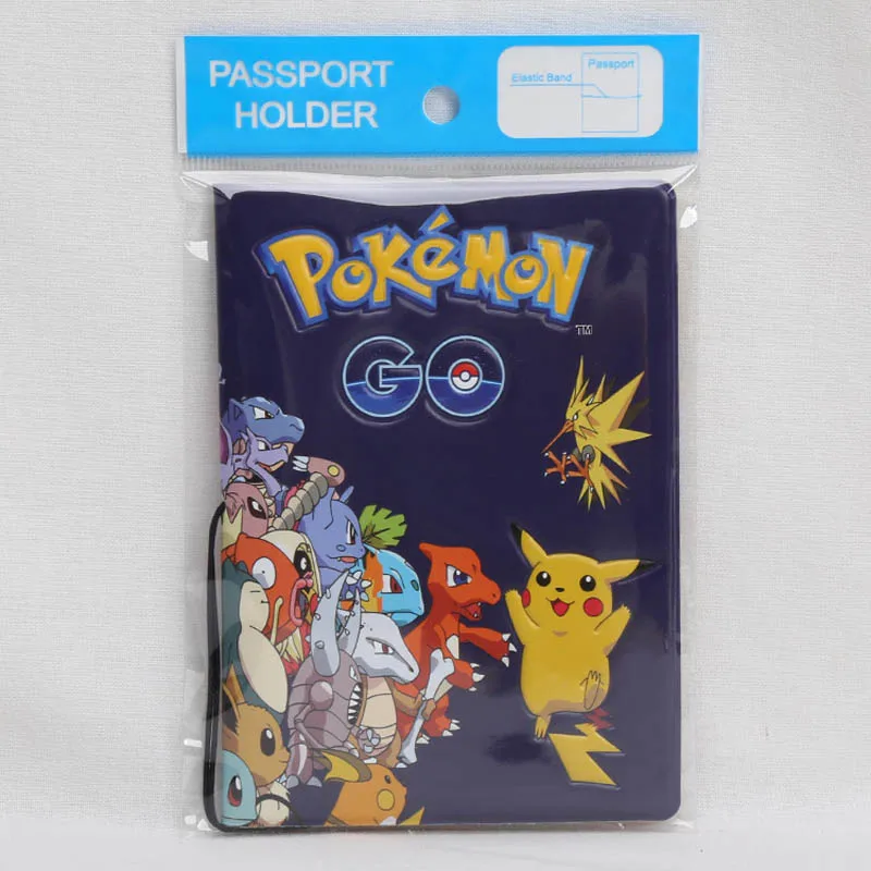 Чехол для паспорта с 3D рисунком pokemon go picachu pokemon ball, держатель для кредитных карт, 14*10 см, Новинка
