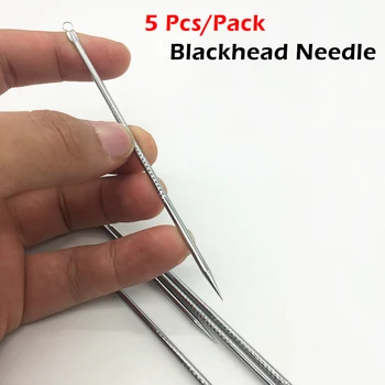 

5Pcs Blackhead Comedone Remover Tool Stress Relief Toy Multi-function Needle EDC Self Defense Acne Extractor Tool Spoon for Face