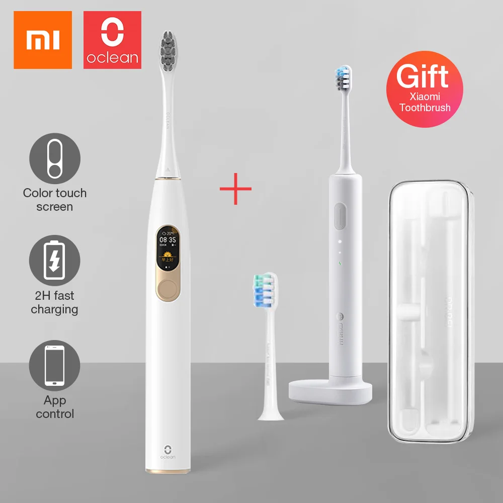 

Xiaomi Mijia Oclean X Sonic Electric Toothbrush Upgraded Adult Waterproof Ultrasonic automatic Toothbrush USB Rechargeable