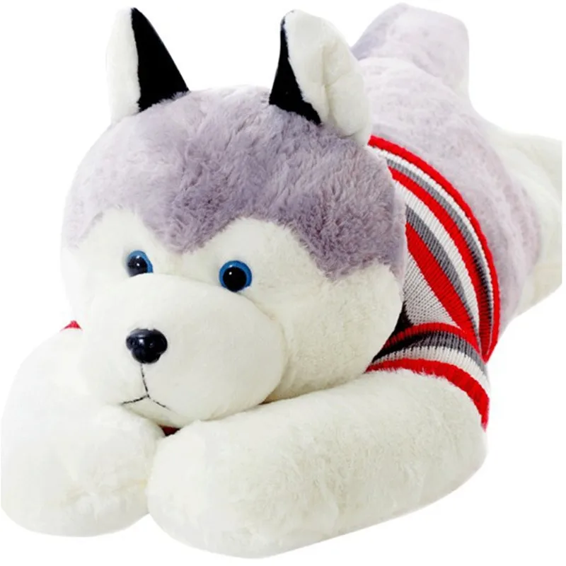 Новинка распродажа большая плюшевая игрушка Husky для собак 120 см подарок на день