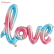 8-Season 108*64cm Gradually discolored Love Foil Balloons Wedding Birthday Anniversary Valentines Party Decorations Balloons 8-Season 108*64cm Gradually discolored Love Foil Balloons Wedding Birthday Anniversary Valentines Party Decorations Balloons