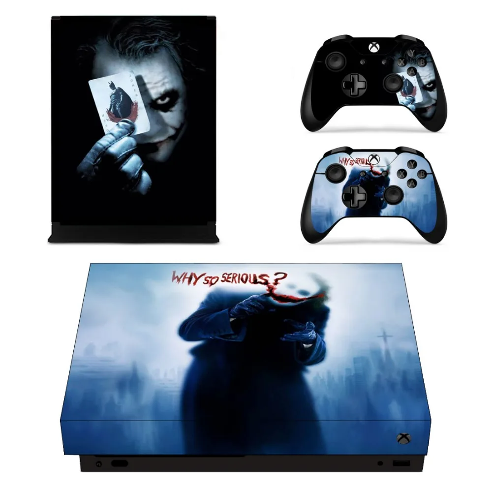 X0052 Game accessories Skin Sticker for Microsoft Xbox One X Console and 2 Controllers skins